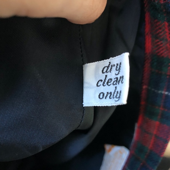 Vintage Pendleton Tartan Virgin Wool High Waist Plaid Clueless Style Midi Skirt - Picture 5 of 7